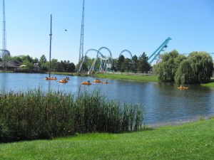 Darien Lake:a serene picturesque view