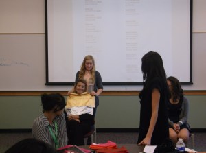 Professor Donna J Ehrhart tried example of color analysis.