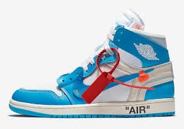 sneakers off white blue